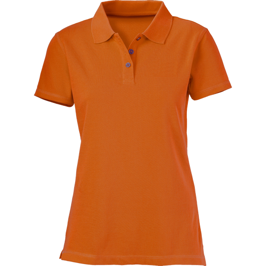 Plain Tangerine Women's Polo Shirt – Cutton Garments